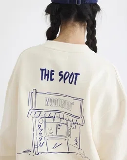 Cute Spot Sweatshirt - WOODBIRD WOMEN